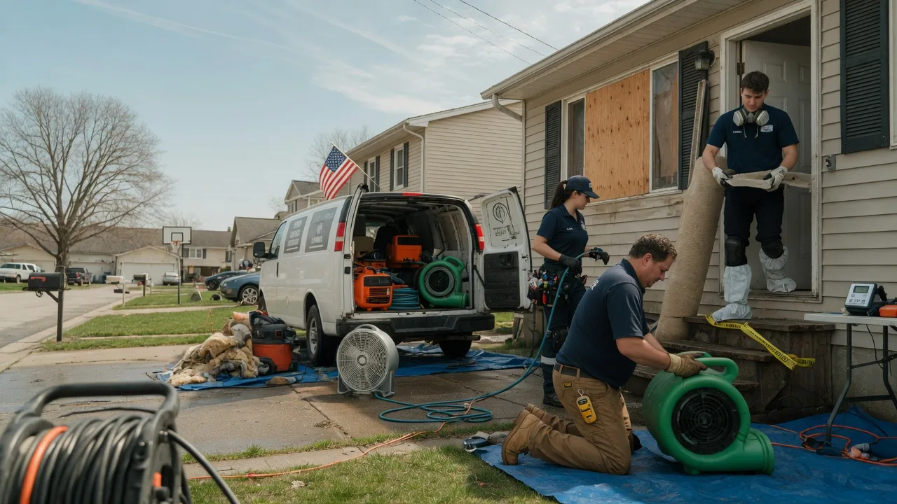 Water Damage Restoration in Pittsburg, OK near me